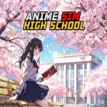 Anime Girl High School Simulator - free online game