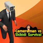 Play Cameraman Vs Skibidi Survival now!