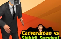 Play Cameraman Vs Skibidi Survival now!