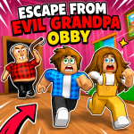 Play Escape From Evil Grandpa Obby! now!