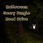 Play Halloween Scary Jungle Road Drive now!