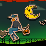 Play Halloween Witch Fly now!
