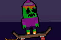 Play Obby Halloween Danger Skate now!