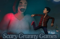 Play Scary Granny Games Ghost Games now!