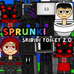 Play Sprunki: Skibidi Toilet 2.0 now!