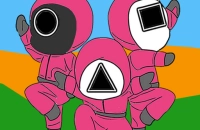 Play Squid Coloring Book now!