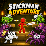 Play Stickman Adventure now!
