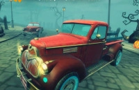 Play Halloween Lonely Road Racing now!